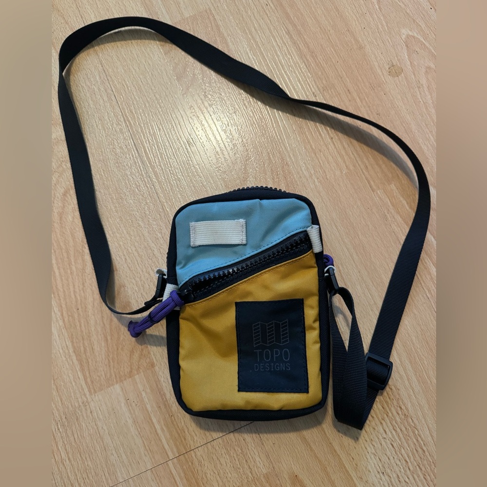 Topo Designs Mini Shoulder Bag - Sage/Mustard